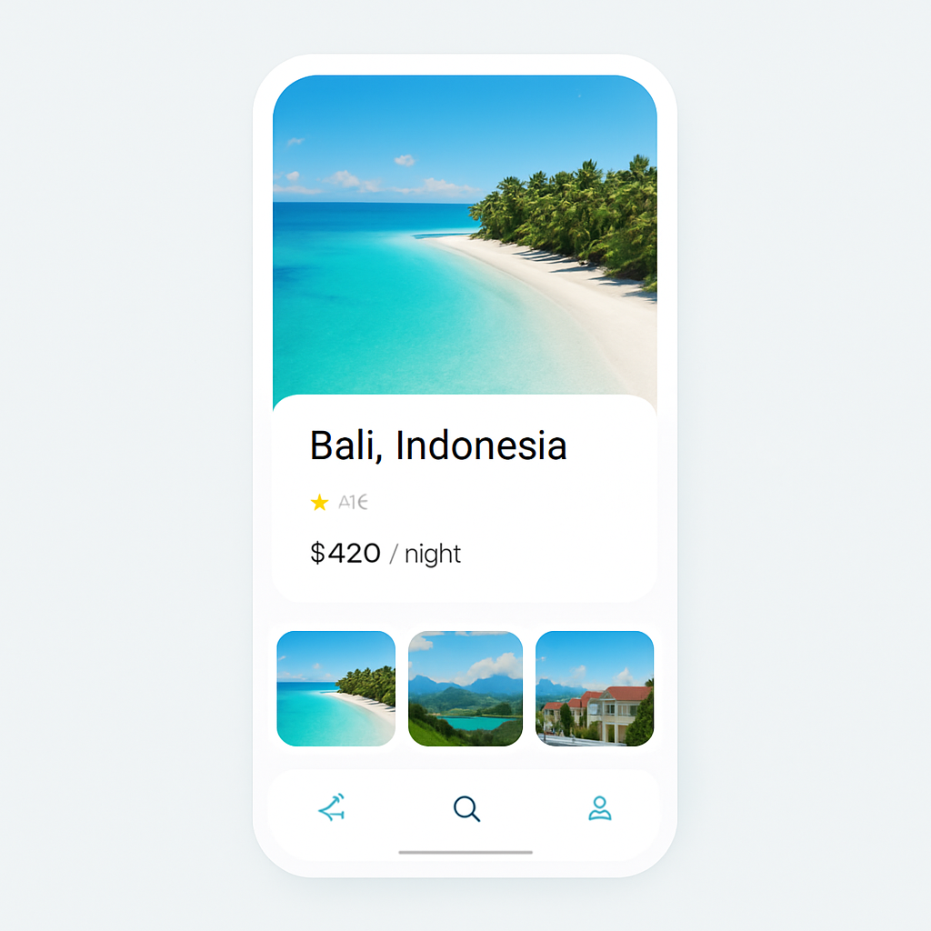 Wanderly — Travel app preview